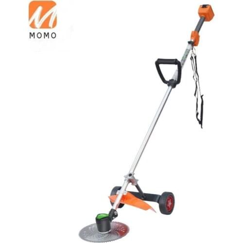 Rechargeable Mower Electric Brush Cutter Lawn Mower Weeding Machine Grass Trimmer Backpack Garden Harvesting Tool