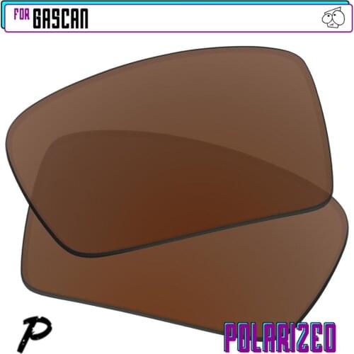EZReplace Polarized Replacement Lenses for - Oakley Gascan Sunglasses - Brown P