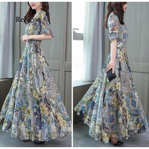 Летние платья бохо Rebicoo China At AliExpress