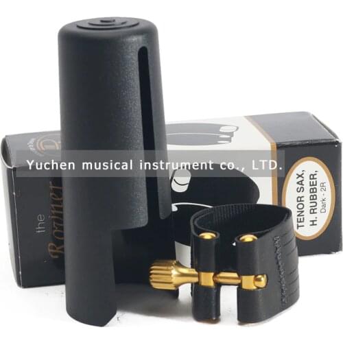 ROVNER DARK 2R tenor sax bakelite Hard rubber mouthpiece ligature