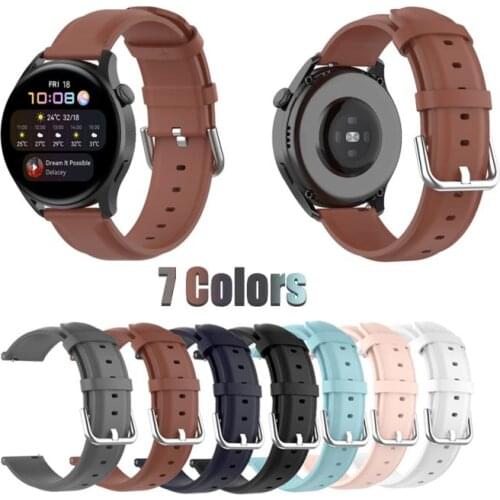 Leather Replacement Sport Strap For Honor MagicWatch 2 Adjustable Strap Bracelet For Huawei Watch 3 3 PRO GT2 Pro 2e GS PRO
