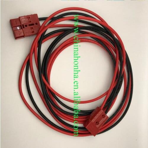 Connector 50A 600V with 5m 10AWG red black solar cable connect solar panel and portable battery for folding solar panel