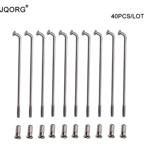 JQORG E-bike Spokes 12G Diameter 2.6mm Electric Bicycle Spokes 304 Stainless Steel Material Electric Bike Spoke Length Customize