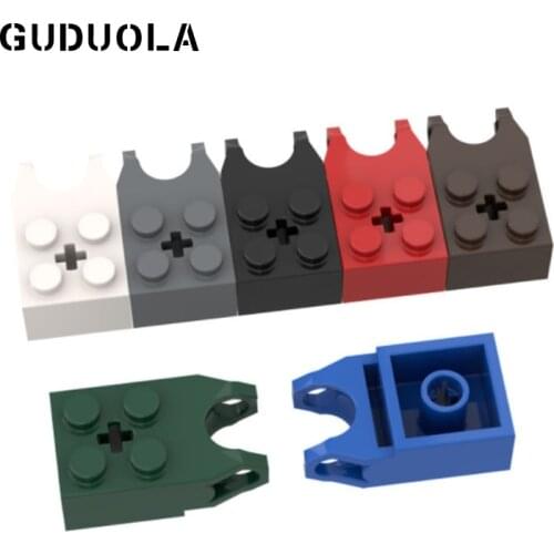 Guduola Building Block 92013 Brick 2x2 with Ball Socket and Axlehole (Wide Socket) MOC Build Education Toy Parts 10pcs/LOT