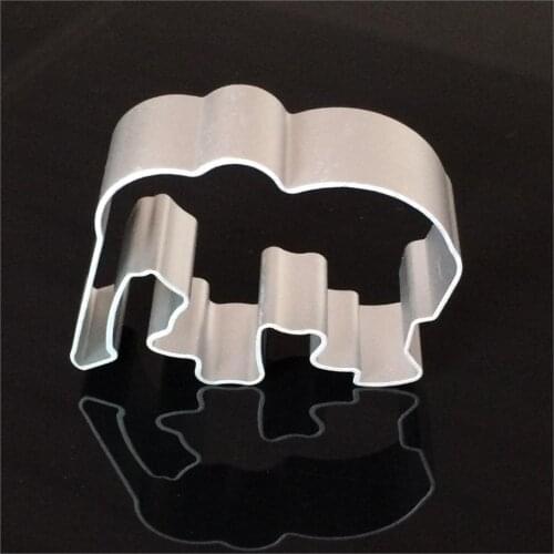 Alloy Elephants Shape Cookie Cutters Cookie Mold Super Cute Lovely Metal Bakeware Biscuit Cutter Cake Tools