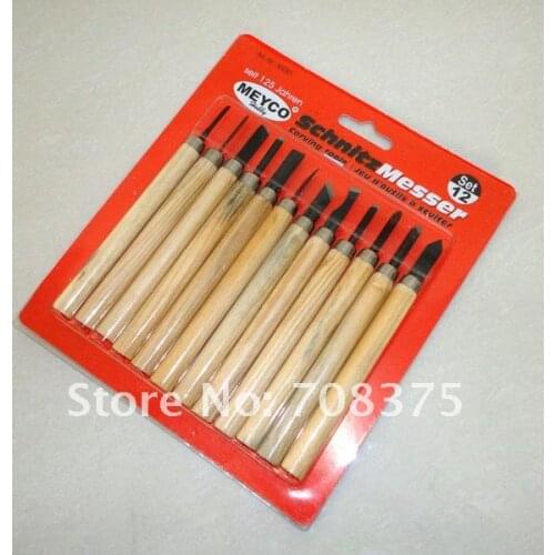 12pcs/set Pumpkin carving Sculpt Wood Carving Hand DIY Chisels Gouge Blade Wood worker Artist Tool