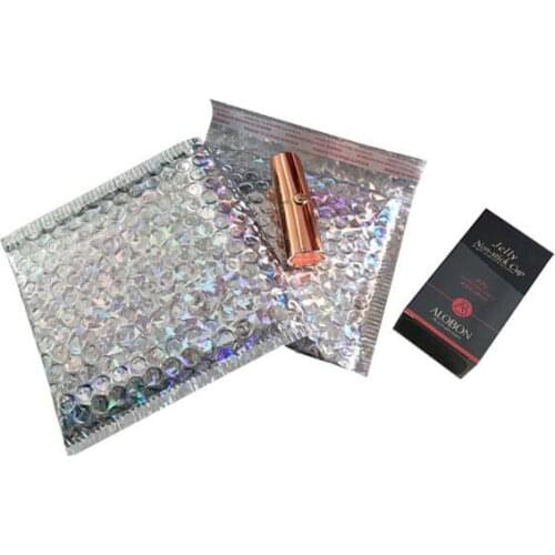 15*13cm metal silver Bubble Envelope Mailer For Mailing Self Adhesive Padded Envelopes Packaging Courier Bags