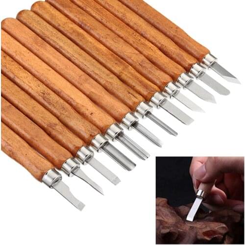 15pcs/setprofessional manual woodcarving hand chisel tool set carpenter woodworking chisel DIY hand tool (with sharpening stone)
