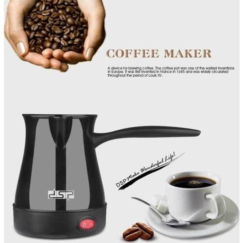 500W Electrical Coffee Pot Portable EU Coffee Maker 300ml Turkey Coffee Pot Boiled Milk Coffee Kettle Moka Pot For Home