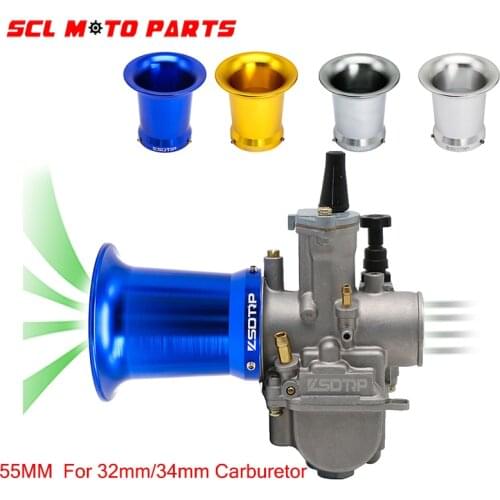 ALconstar-Racing Motorcycle Air Filter Cup The Wind Cup Horn Filter 55mm Modified PWK Keihin Koso oko Mikuni 32mm 34mm Carb