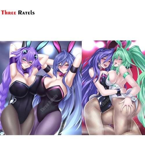 Three Ratels A728 Purple Heart And Iris Heart Neptune Car Stickers And Decals For Girls Waterproof Bedroom Wall Art Decor