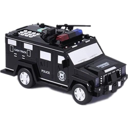 Digital Piggy Bank Kids Toy Money Box Saving Deposit Boxes Electronic Tirelire Enfant Children Cash Car Coin Safe Truck Black