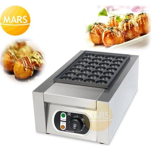 Electric 220v 110v Maruko Baking Machine Commercial Takoyaki Maker Octopus Balls Grill Pan Fish Ball Breakfast Machine Oven