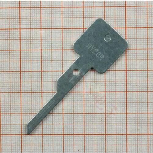 HY20R Engraved Line Scale Shearing Teeth Blank Car Key Lock For Hyundai Santa Fe Locksmith Tool ( LISHI 2 in1)