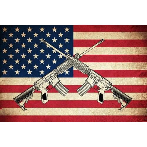 JMINE Div 5D american flag gun Full Diamond Painting cross stitch kits art High Quality Scenic 3D paint by diamonds