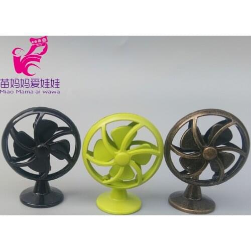 Doll house accessories mini metal Desktop fan chandelier mini weighing scale for barbie doll accessories for 1/12 ob11 doll