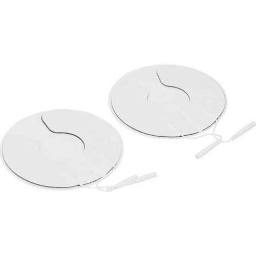 Massage Mattress Cushion Breast Electrode Pads for Electric TENS Massager Physiotherapy Machine 11cm / 4.3in Heat