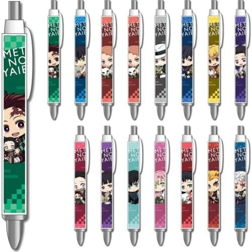 Anime Pencils Demon Slayer Mechanical Pencils Cute Cartoon Kamado Tanjirou Kochou Shinobu Stationery Writing Supplies Kawaii
