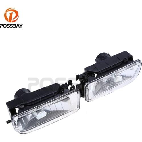 POSSBAY Fog Light Lamps Assembly for BMW E36 3 Series 1990-2000 Without Blubs Fog Light House Side Replacement