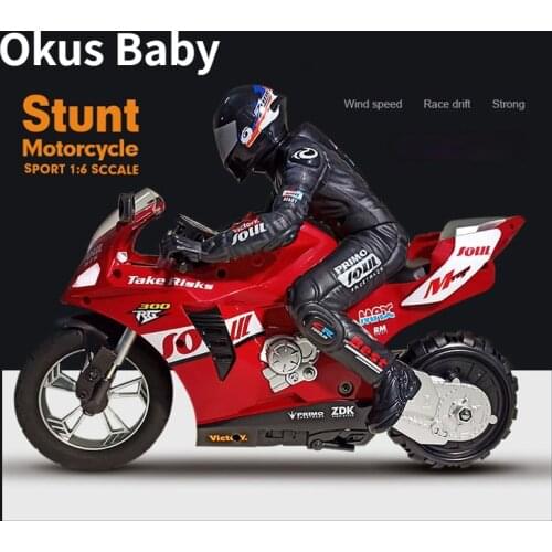 RC Motorcycle Radio Control Car Remote Controlled Toy Cars Drift 1:6 High Speed Motorbike Model Kit Stunt Car Toys For Boys Gift