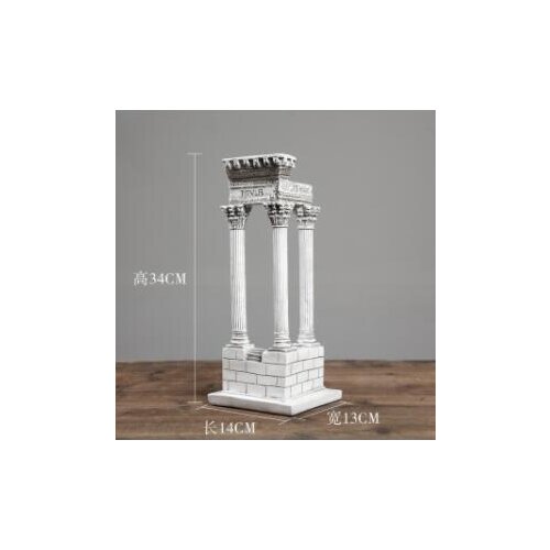 Greek Mythology Statue Zeus Throne Figure Sculpture Model Creative European Home Living Room Wine Cabinet Decoration Accessories