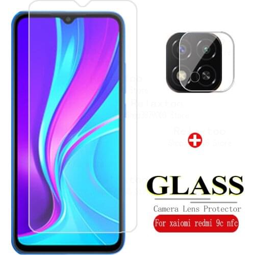 Glass For Xiaomi Redmi 9C NFC Camera Lens Tempered Glass On Xiomi Redme 9 C Redmi9C Screen Protector Cover Protective Film 9H
