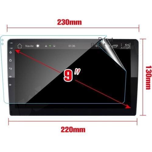 PET screen protector Film Sticker for 9 inch Car Radio stereo DVD GPS touch full LCD screen