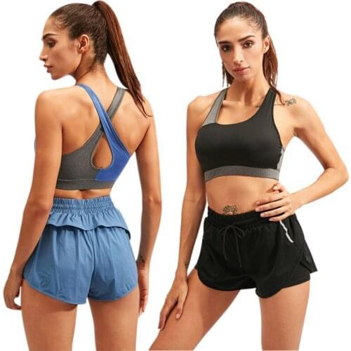 Ladies Sports Bra Fitness Training Shockproof Sports Underwear Cross Beauty Back Quick Dry Bra