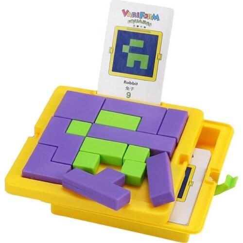 1Set Children Creative DIY Jigsaw Puzzle Building Blocks Intellectual Game Parent-Child Interaction Early Education Toy