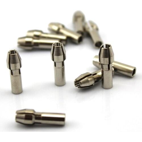 10pcs Brass Drill Chuck 6x18mm Drill clip Copper core 2.5mm DIY Shaft Core Drill Accessories