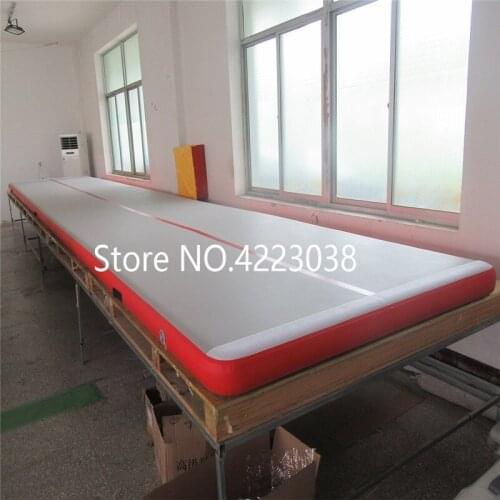 5*1*0.1m Inflatable Gymnastics Airtrack Tumbling Mat Air Track Floor Mats with Electric Pump for Home Use/Training/Cheerleading