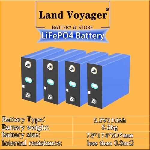 4pcs LiitoKala 3.2V 50Ah lifepo4 cells Lithium iron phosphate for 12V 50Ah rechargeable battery pack diy solar energy storage