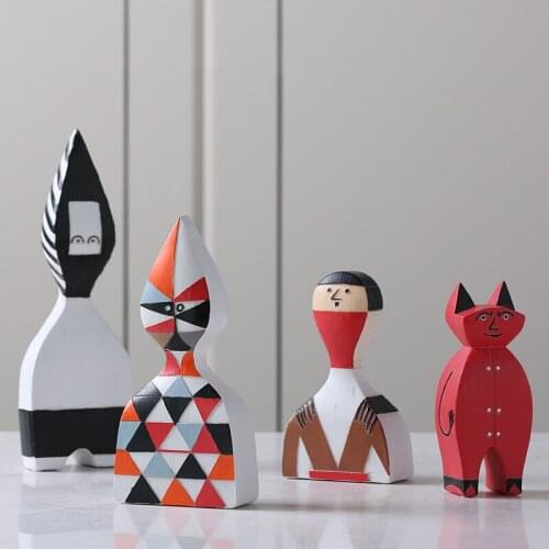 COLOR ABSTRACT PUPPET ORNAMENTS FIGURINES MINI FIGURE HOME ACCESSORIES GIFTS DESKTOP PERSONAS CREATIVE DISPLAYS CRAFTS R4152
