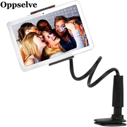 Oppselve Bed Desktop Phone Holder Flexible Arm Metal Support for Mobilephones Tablets Bedroom Bracket Universal Stand Table Clip