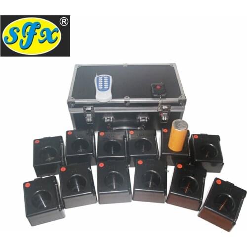 Cold Firework Ignition Machine Stage Fountain Indoor Wedding Fireworks Remote Control System 12 Channels Cold Pyro Firing System