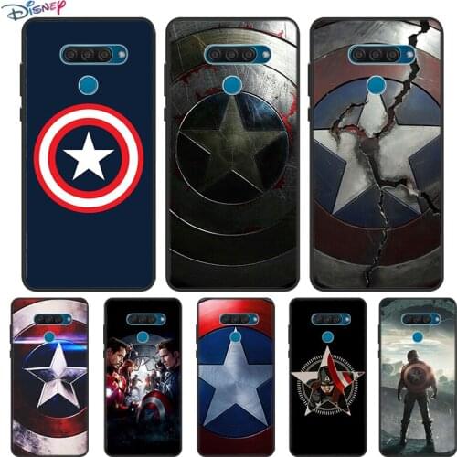 Captain America Logo For LG K92 K62 K52 K42 K31 K22 K71 K61 K51S K41S K30 K20 G8 G8S G8X ThinQ Silicone Phone Case