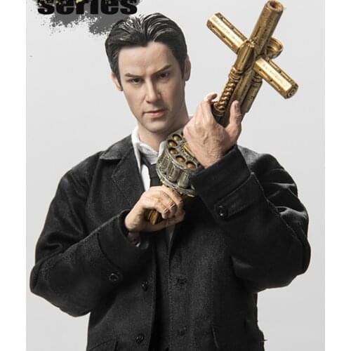 For Collection BBT9001 1/6 Scale Male Action Figure Hell Detective John Constantine 12" Full Set Solider Model for Fans GIfts