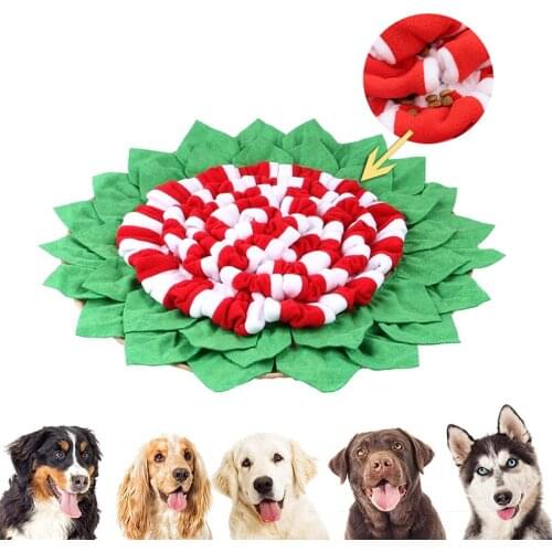 New Pets dogs accessories Olfactory mat for the supplies cushion Smell training sniffing for pet furniture lick feeding mat dog
