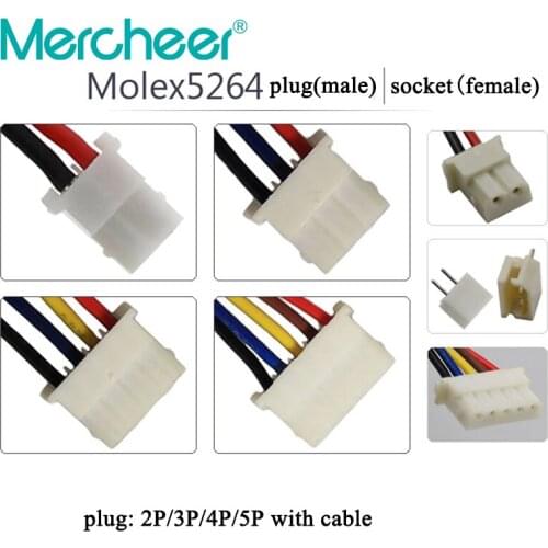 MC5264 terminal line 2.54 plug line 2p 3P 4P with line plug 5p matching socket for battery
