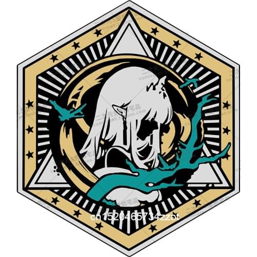 Arknights Cartoon Metal Badge Brooch Pin Game Arknights Dusk Chen Cosplay Collection Medal Souvenir Accessories Prop