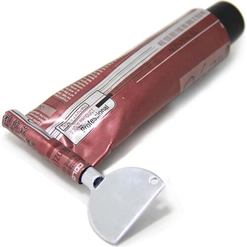 Toothpaste Tube Squeezer Key Shape Metal Hair Color Dye Cosmetic Oil Paint Squeezer Toothpaste Dispenser Bathroom Accessories