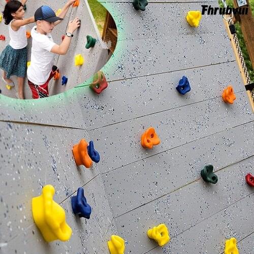 10 pcs Rock Climbing Holds for Kids and Adults - Mounting Hardware Included Climbing Rocks for Rock Climbing Wall