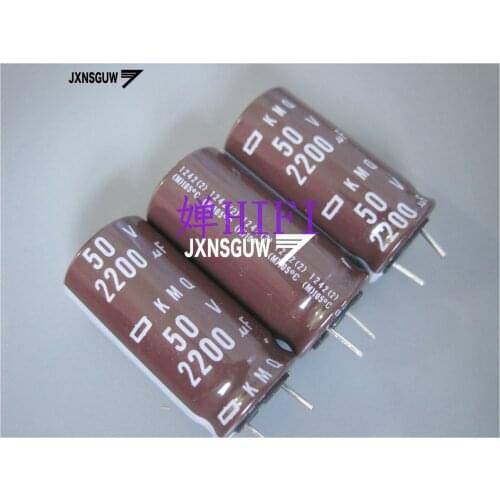 10PCS NIPPON KMQ 50V2200UF 16X30MM NCC long life electrolytic capacitor 2200UF/50V CHEMI-CON 105 degrees 2200uF 50V