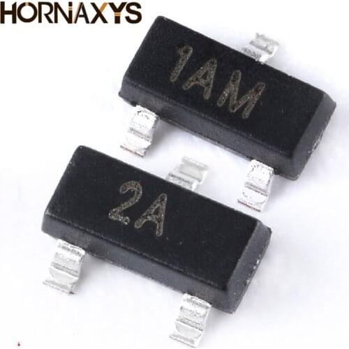 100PCS MMBT3904 MMBT3906 SOT23 3904 3906 SOT 2N3904 2N3906 SMD SOT-23 1AM 2A SMD transistor new original