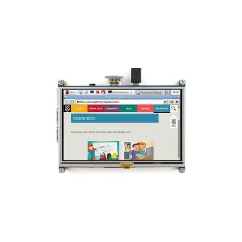 5.0 inch 26P HD TFT HDMI LCD Resistive Touch Screen (V2) 800*480 for Raspberry Pi A+/B+/2B