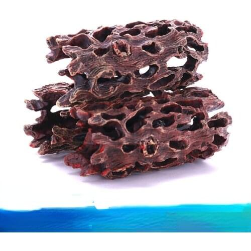 Resin Cholla Wood Aquarium Fish Tank Landscaping decoration resin tree hole ornament reptile cave fish and shrimp shelter house