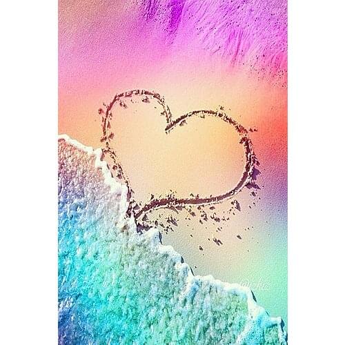 Diamond embroidery full square&round drill 5d diamond painting Beach love sea view mosaic home decoration