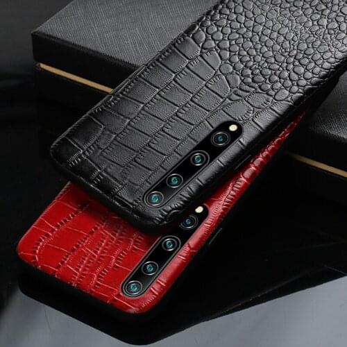 Genuine Leather phone case For xiaomi mi 10 pro mi 9 mi8 Max3 Mix3 for xiaomi Redmi Note 8 Pro note 7 360 Anti-fall cover
