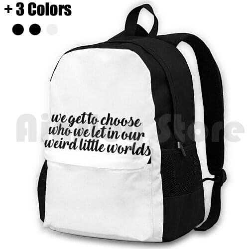 Good Will Hunting Outdoor Hiking Backpack Waterproof Camping Travel Good Will Hunting Movie Movies Quote Quotes Movie Quote