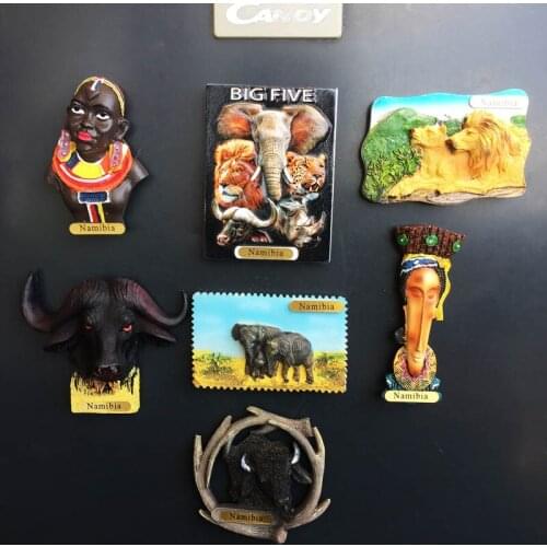 Creative Magnetic Fridge Magnets African Namibia Travel Memorial Decoration Crafts and Gifts